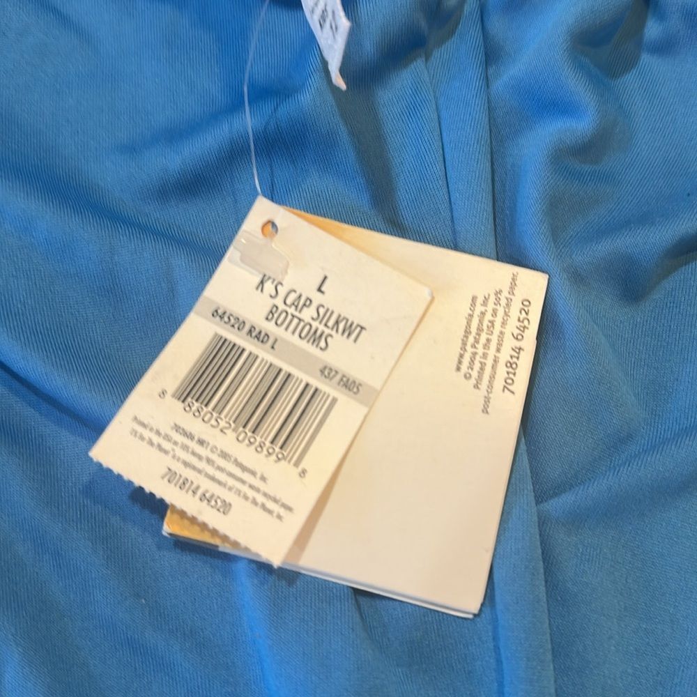 Patagonia Vibrant Blue Kids Leggings L/12 (5165) - Picture 4 of 5